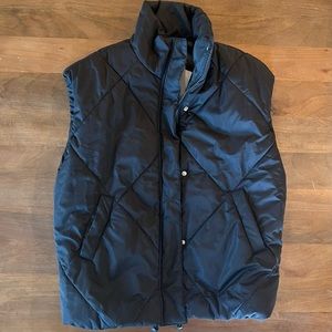 NWT Black Puffer Vest - Women’s medium